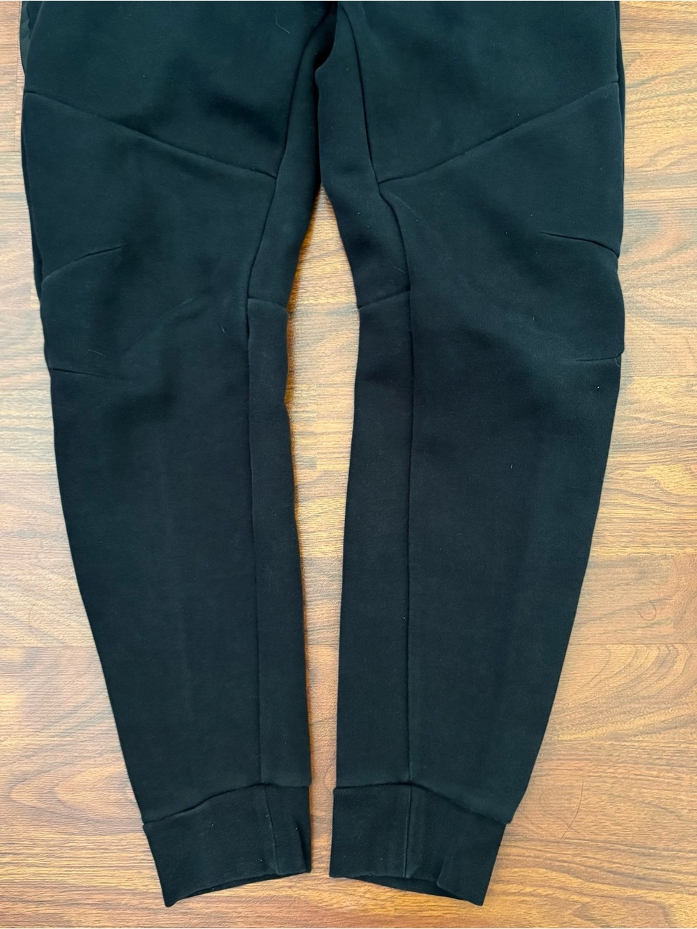 Nike Tech Fleece Joggers Size M Sweatpants Black Gym Run Workout Classic Zip USA - Picture 3 of 10